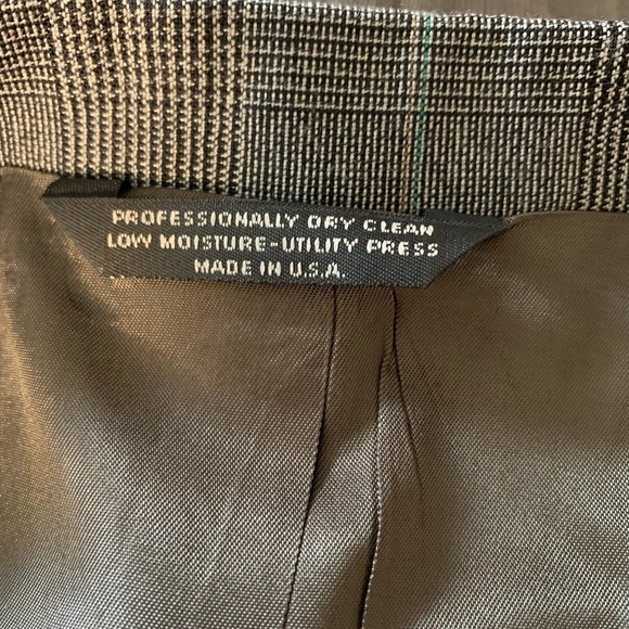 NWT Damiani Blazer Sport Jacket Coat Dark Charcoal Grey Lined Size 46 Long - Picture 4 of 5